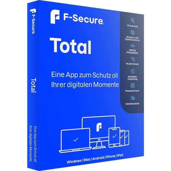 F-Secure Total Security & VPN 2023 | Multi Dispositivo | Descargar