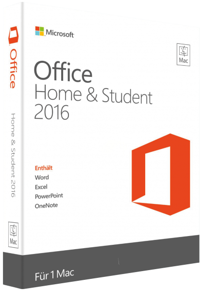 Microsoft Office 2016 Hogar y Estudiantes Mac