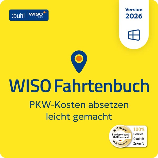 WISO Fahrtenbuch 2026 | Windows