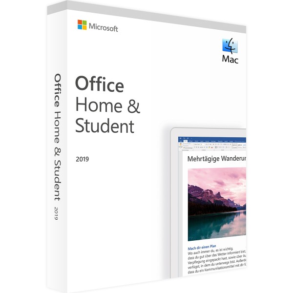 Microsoft Office 2019 Hogar y Estudiantes Mac